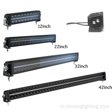 Kustomisasi Double Row 12 &quot;22&quot; 32 &quot;42&quot; Inch LED Bar Car 90W 180W 270W 360W Offroad LED Light Bars For Offroad